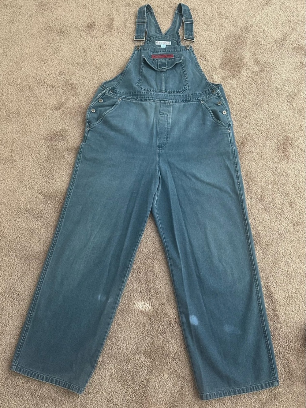 Gloria Vanderbilt VTG Blue Jean Overalls - Large